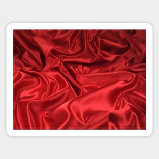 red silk Sticker